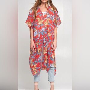 Aratta, Lady Bird Hand Embellished Kimono, One Size | 973